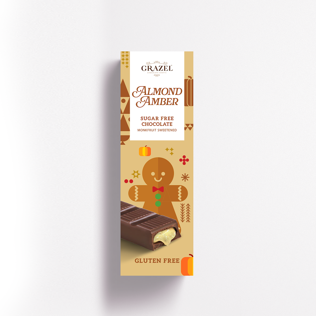 Christmas Almond Amber Chocolate