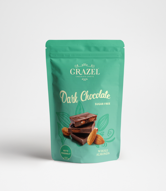 Sugar free Dark Chocolate Whole Almonds