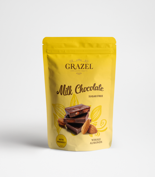 Sugar free Milk Chocolate Whole Almonds