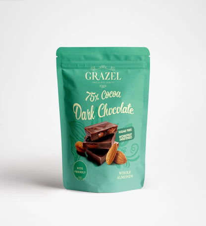 Sugar free Dark Chocolate Whole Almonds