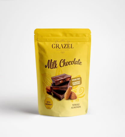 Sugar free Milk Chocolate Whole Almonds