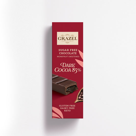 Sugar free Dark Cocoa 85% Chocolate