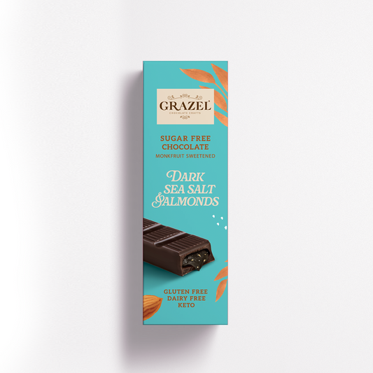 Sugar free Dark chocolate with Sea Salt & Almonds